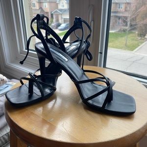 Strappy heels